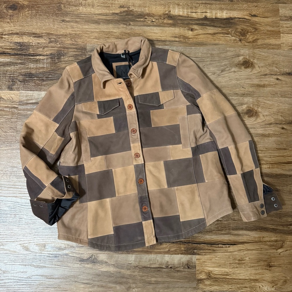 Mauritius Keona Patchwork Leather Jacket